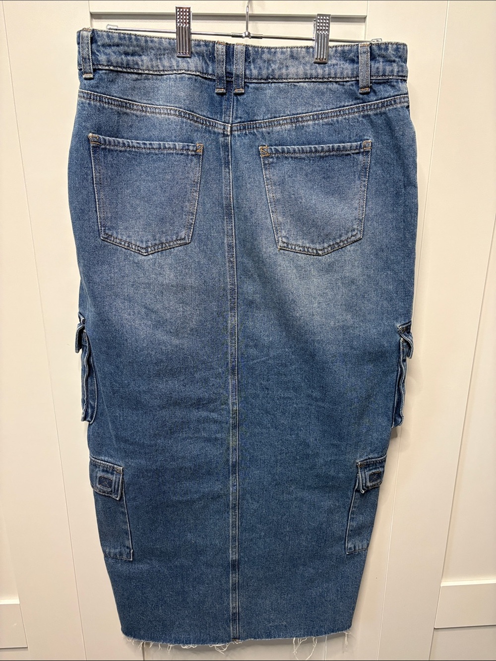 PacSun Blue Denim Cargo Skirt - Picture 7 of 8
